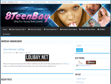 Tablet Screenshot of 8teenbay.net